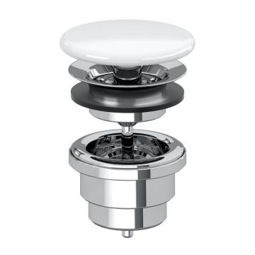 Bottenventil Villeroy & Boch Unclosable White Alpin 68080001