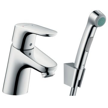 Tvättställsblandare Hansgrohe Focus 70 Bidette med bidédusch