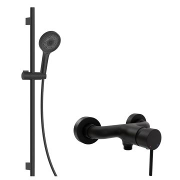 Duschset Kielle Oudee 10202SN14 mattsvart
