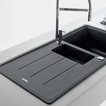 Diskho Franke Basis BFG 651 onyx med vridknapp