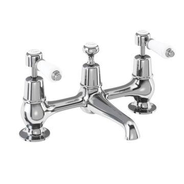 Tvättställsblandare Burlington Kensington 2 med bottenventil