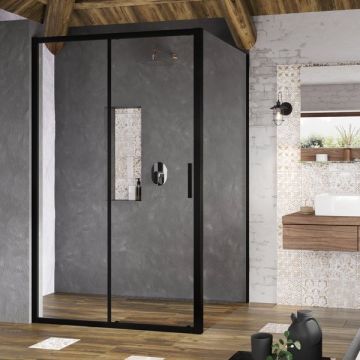 Duschhörna Ravak Blix Slim B2 svart