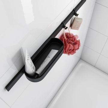 Duschtillbehörsset Hansgrohe WallStoris mattsvart