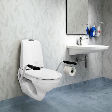 Armstöd Gustavsberg Nautic Care 3055 med toalettsits
