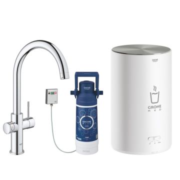 Köksblandare Grohe Red Duo krom + boiler + filter