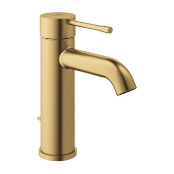 Tvättställsblandare Grohe Essence S-Size Brushed Cool Sunrise med bottenventil