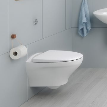 Vägghängd toalettstol Gustavsberg Estetic 8330 C+ mattvit