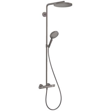 Duschset Hansgrohe Raindance Select S 240 1jet Showerpipe borstad svart