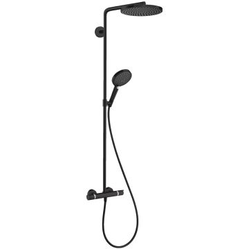 Duschset Hansgrohe Raindance Select S 240 1jet Showerpipe mattsvart