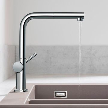 Köksblandare Hansgrohe Talis M54 270 krom med utdragbar handdusch