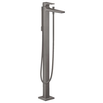Badkarsblandare Hansgrohe Metropol borstad svart