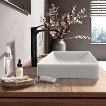 Tvättställsblandare Hansgrohe Vivenis 250 med bottenventil mattsvart