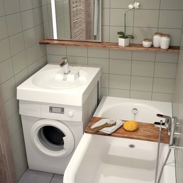 Tvättställ över tvättmaskin PAA Claro Grande
