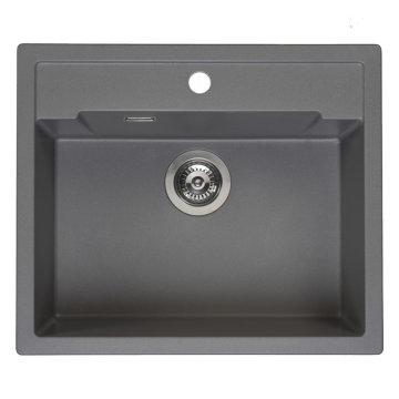 Diskho Reginox Amsterdam 54 Tapwing Grey Silvery