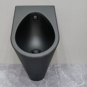 Urinal i rostfritt Faneco svart