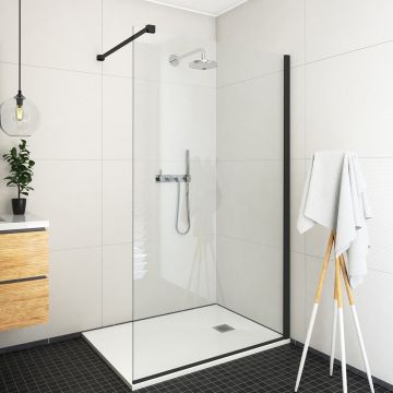 Duschvägg Roth ECWALK Black