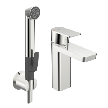 Tvättställsblandare Oras Stela ECO 4806F med bidédusch