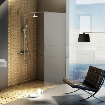 Duschvägg Ravak Walk-in Wall vit