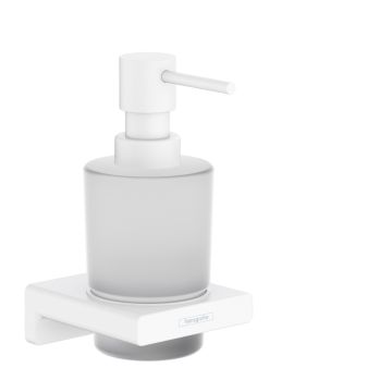 Tvålpump Hansgrohe AddStoris mattvit