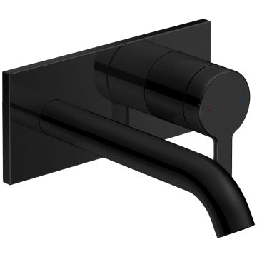 Väggmonterad tvättställsblandare Duravit C.1 C11070003 mattsvart