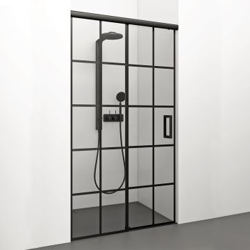 Duschdörr Stikla Serena Black Lux Deep-3