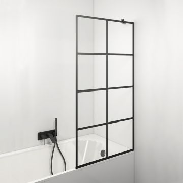 Badkarsvägg Stikla Noris Cor Black Deep-3