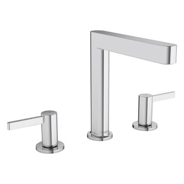 Tvättställsblandare Hansgrohe Finoris 160 krom 3-osaline med bottenventil