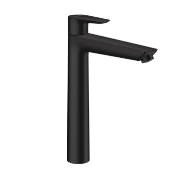 Hög tvättställsblandare Hansgrohe Talis E 240 mattsvart med bottenventil