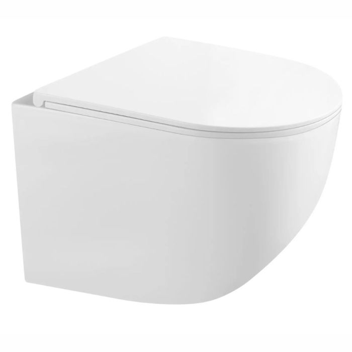 Toalettpaket Geberit Duofix + Kielle Gaia Compact + Delta01 matt krom