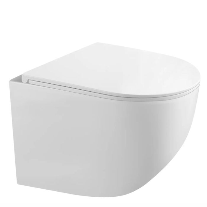 Toalettpaket Geberit Duofix + Kielle Gaia Compact + Delta01 läikivkroom