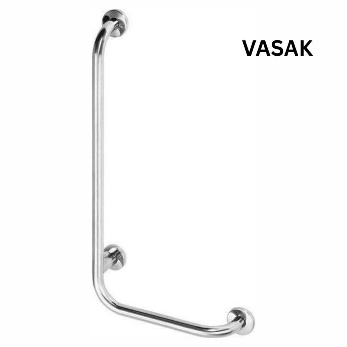 Stödhandtag för vägg Sapho L polerad stål