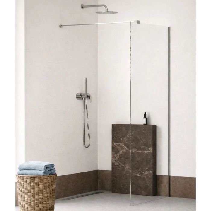 Duschvägg Kielle Meara Walk-In krom