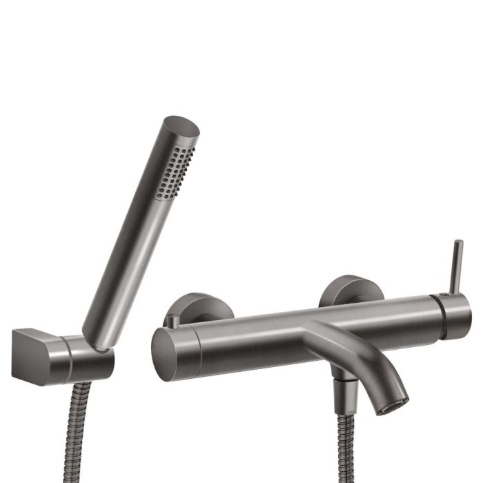 Badkars- och duschblandare Novaservis Ferro Ciriculus med handdusch Gun Metal
