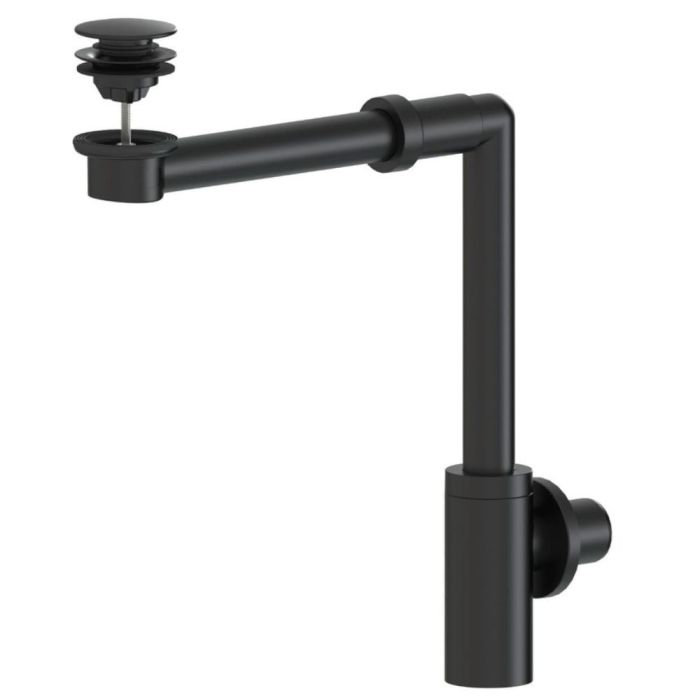 Designvattenlås SAT Project + Click-Clack bottenventil mattsvart
