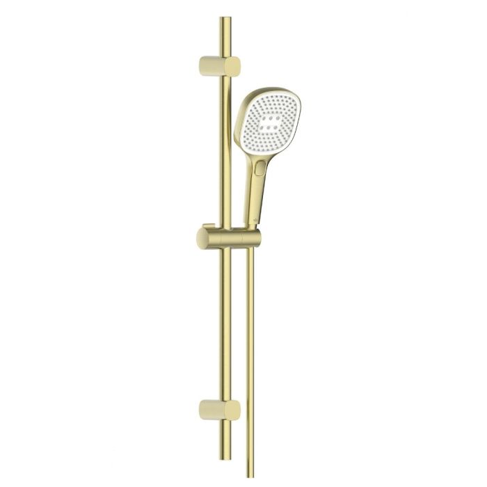 Handduschset Armatura Malaga borstad guld