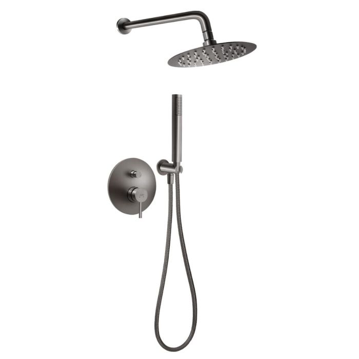 Inbyggnadsduschset Novaservis Ferro Ciriculus 2F Gun Metal