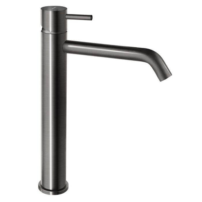 Hög tvättställsblandare Novaservis Ferro Ciriculus Gun Metal med bottenventil