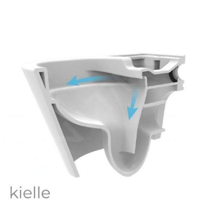 Väggstomme WC-raami set Kielle Genesis + Gemini I krom 4in1