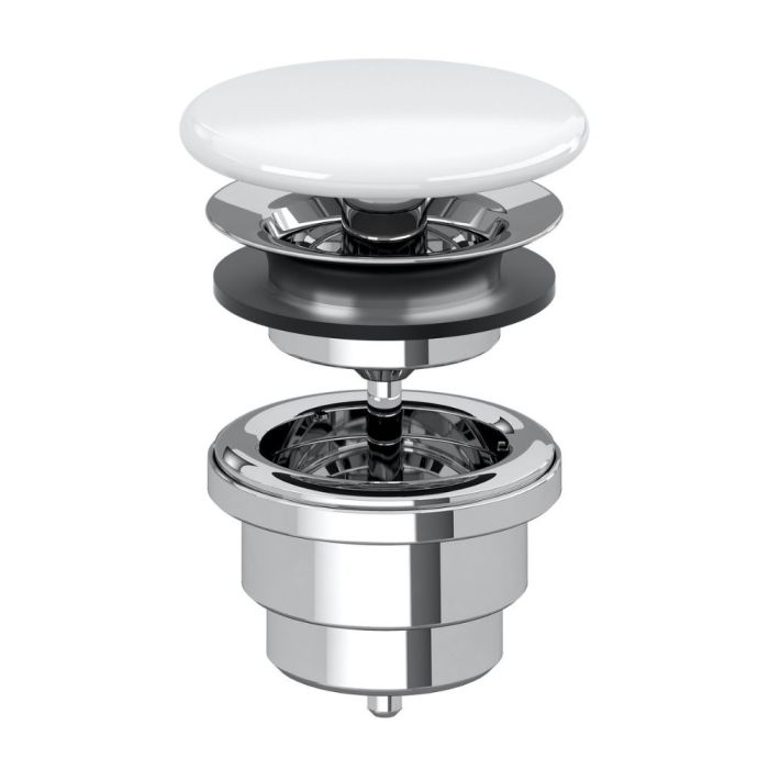 Bottenventil Villeroy & Boch Unclosable White Alpin 68080001