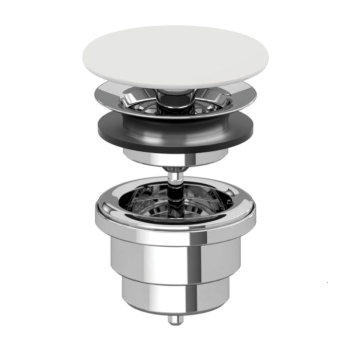 Bottenventil Villeroy & Boch Unclosable Stone White Ceramic Plus 680800RW