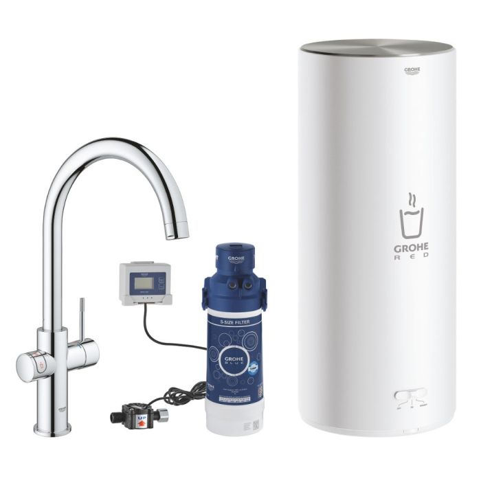 Köksblandare Grohe Red Duo + filter + boiler