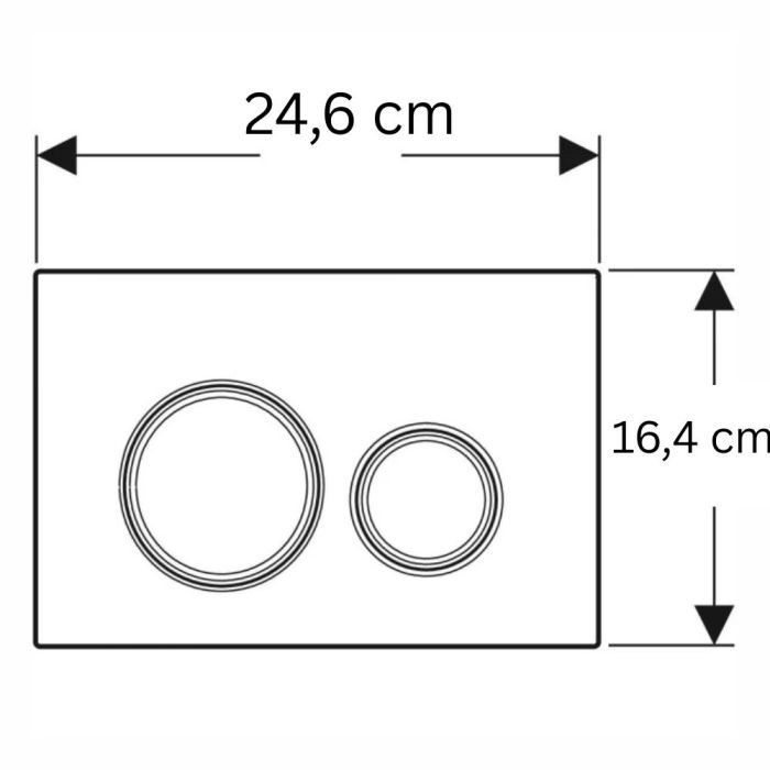 Spolplatta Geberit Sigma50 vit