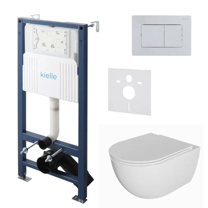 Toalettpaket Kielle Genesis New + Oudee + Gemini New III läikivkroom