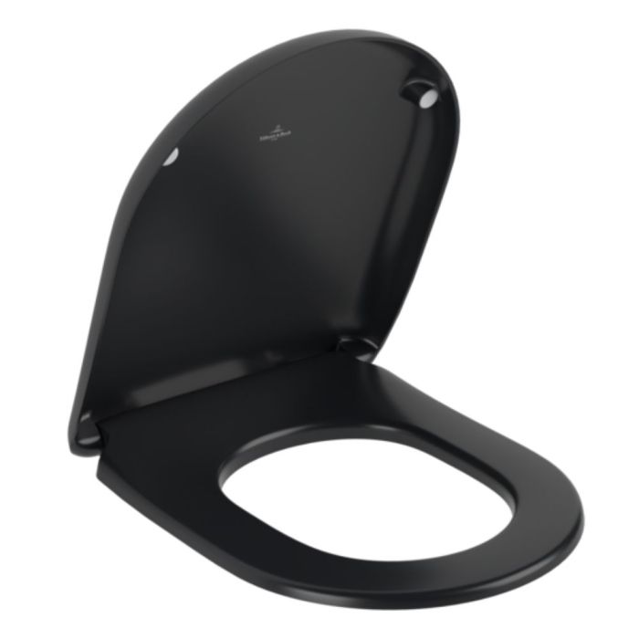Toalettsits Villeroy & Boch Antao SoftClose Pure Black 8M67S1R7