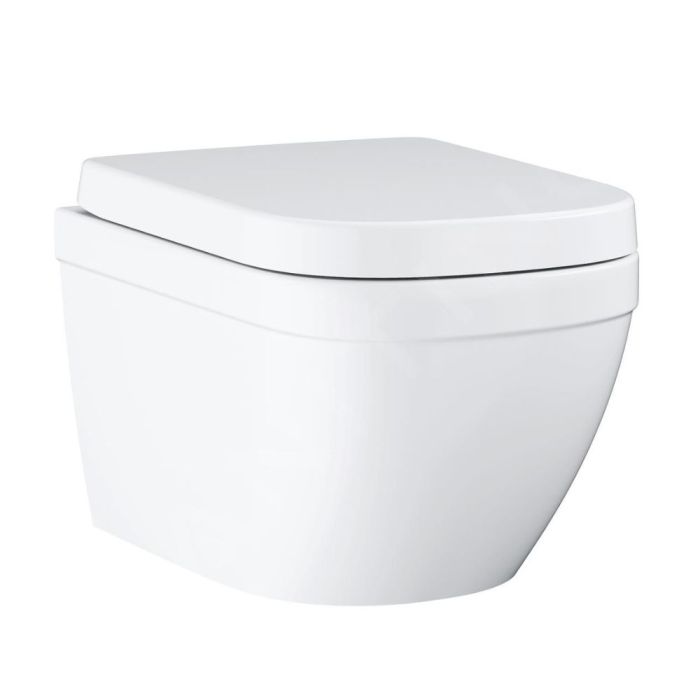 Toalettpaket Grohe Rapid SLX + Euro Ceramic + Grohe Even Phantom Black
