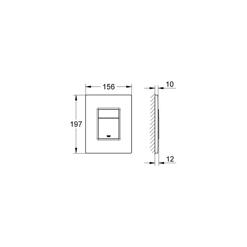 Spolplatta Grohe Skate Cosmopolitan 38732 krom
