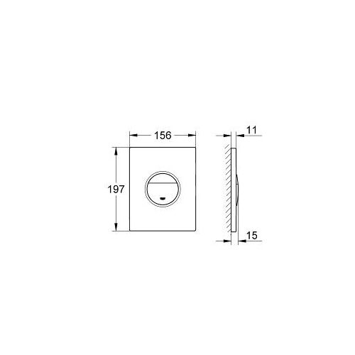 Spolplatta Grohe Nova Cosmopolitan 38765 mattkroom