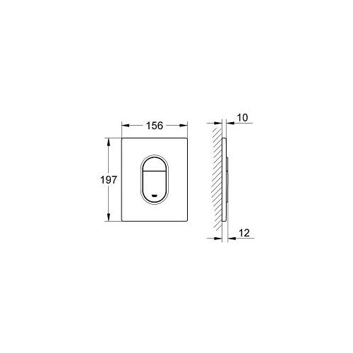 Spolplatta Grohe Arena Cosmopolitan 38844 mattkroom