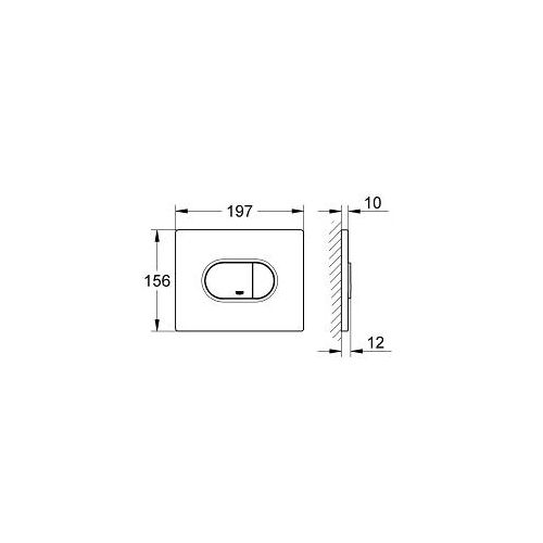 Spolplatta Grohe Arena Cosmopolitan 38858 mattkroom