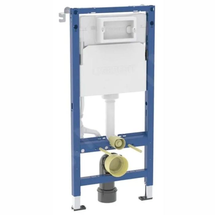 Toalettpaket Geberit Duofix + Kielle Gaia Compact + Delta01 vit